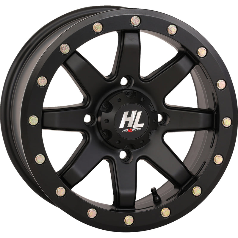 HIGH LIFTER 0230-1256 14HL09-14371 HL9 Beadlock Wheel Wheel - HL9 Beadlock - Rear - Matte Black - 14x10 - 4/137 - 5+5