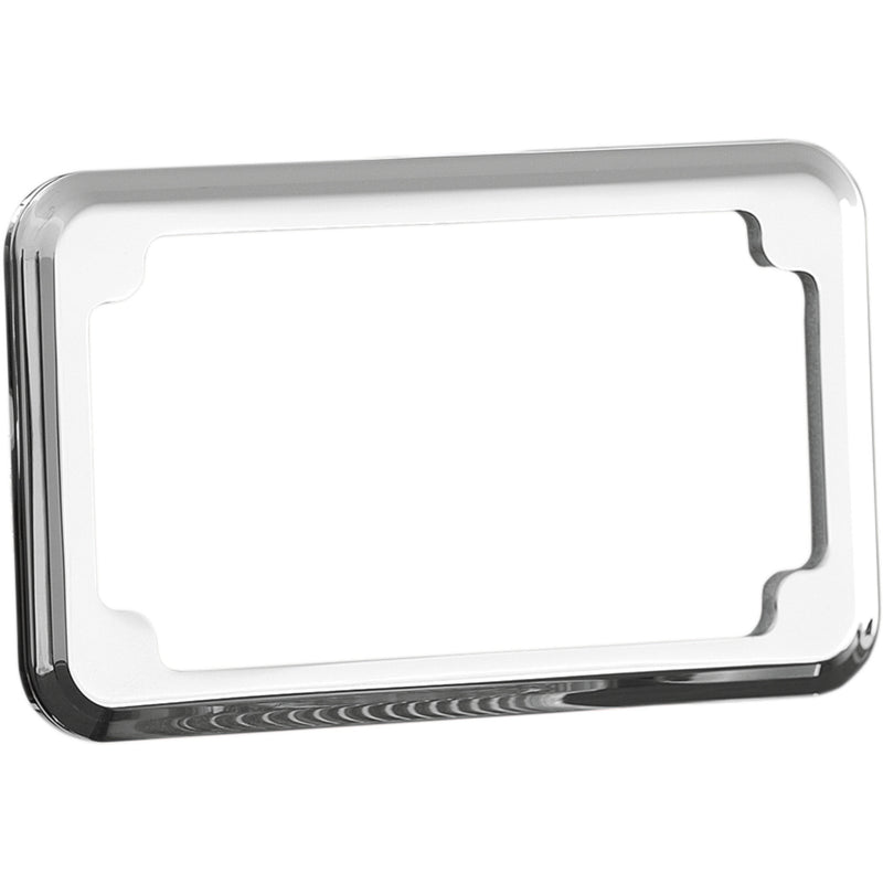 JOKER MACHINE 2030-0138 921209C Chrome License Plate Frame License Plate Frame - Blind Hole - Chrome