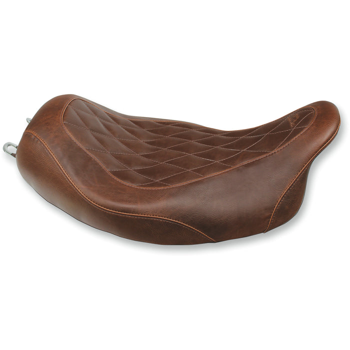 MUSTANG 0801-0745 76722 Wide Tripper™ Solo Seat - without Backrest - Diamond - Brown