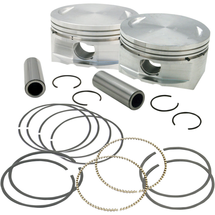S&S CYCLE 0910-2141 106-4414 Piston Kit for S&S Motors - for 97" Big Bore Kit - 3.927" - +.010
