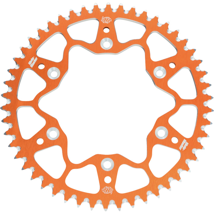 MOTO-MASTER 1211-2386 620272551 7075 Aluminum Rear Sprocket 51 tooth - orange - gas gas/husqvarna/ktm