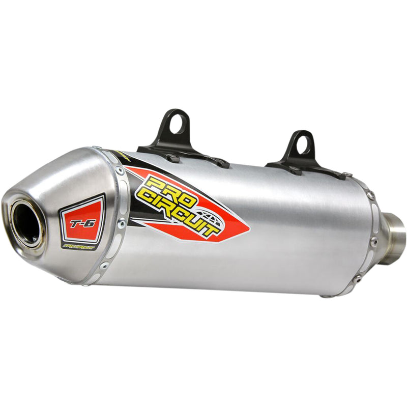 Pro Circuit T-6 Silencer - 0151545A For KTM 450 Factory Edition / SX-F 450 / XC-F 450 2015-2018 | Husqvarna FC 450 2016-2018