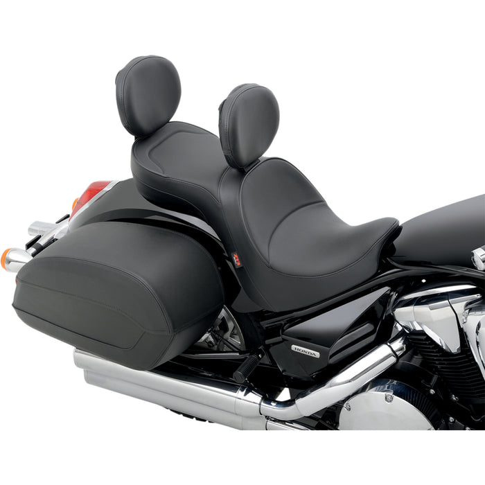 Z1R 0810-1713 Low-Profile Touring Seat With EZ Glide II™ Backrest Option Double Bucket Seat - Backrest - Mild - VT1300