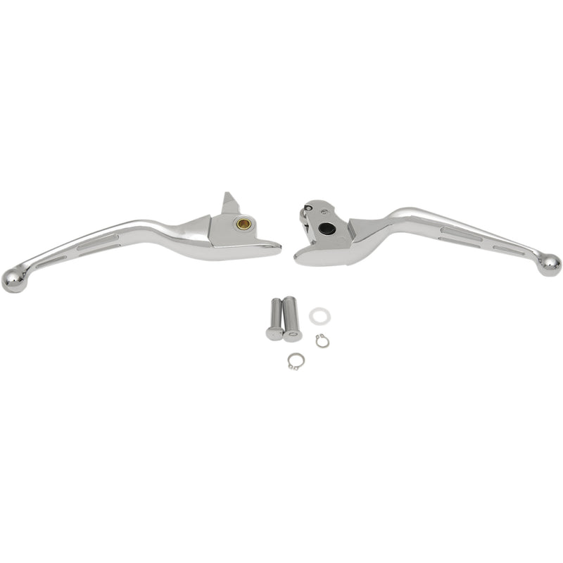 Drag Specialties Slotted Lever Set For Harley Touring 2014-2016