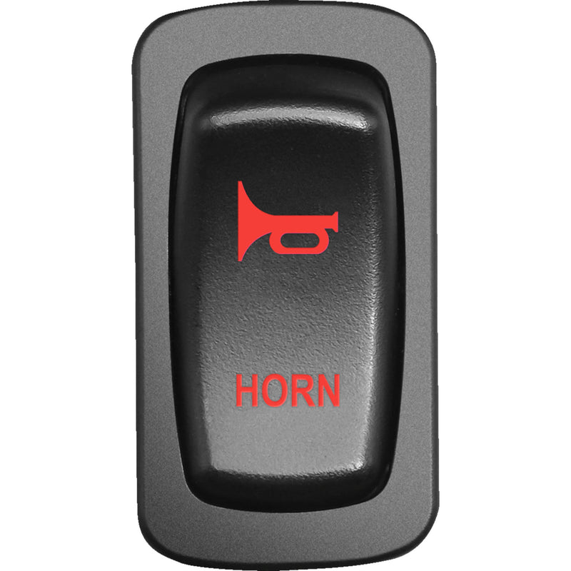 MOOSE OFFROAD 2106-0600 HRN-CAR-R Low-Profile Switch Switch - Horn - Red