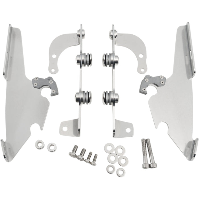 MEMPHIS SHADES 2321-0051 MEM8966 Fats/Slim Windshield Trigger-Lock Complete Mount Kit Fats/Slim Trigger Lock Mounting Kit - VT 750