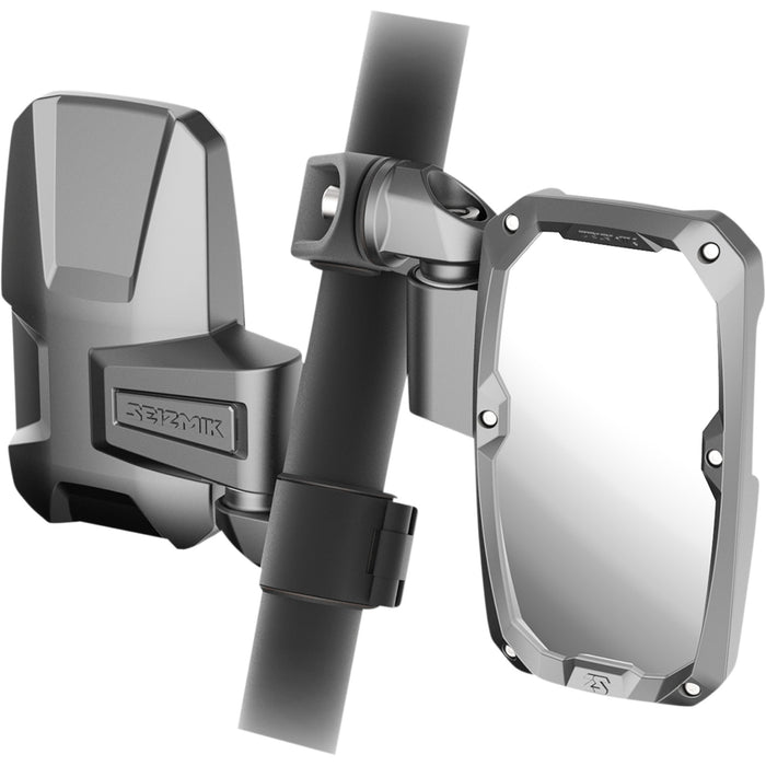 SEIZMIK 0640-1480 56-18104 Embark Side Mirror Mirror - Embark - Side View - Rectangle - Black - 1-3/4"