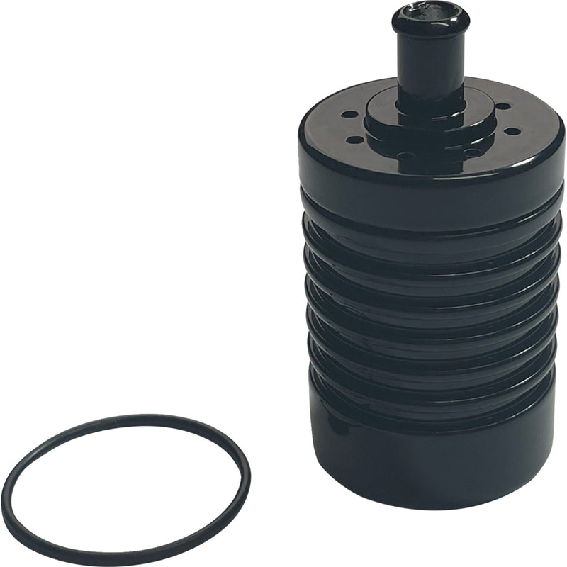 DK CUSTOM PRODUCTS 1012-0261 DK-4ST-CC-BLK Catch Can for External Breather System black