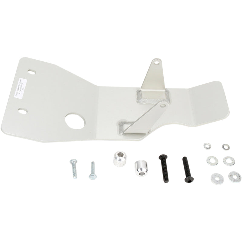 MOOSE OFFROAD 0505-0047 413 Aluminum Skid Plate — Skid Plate Skid Plate - Silver - Honda