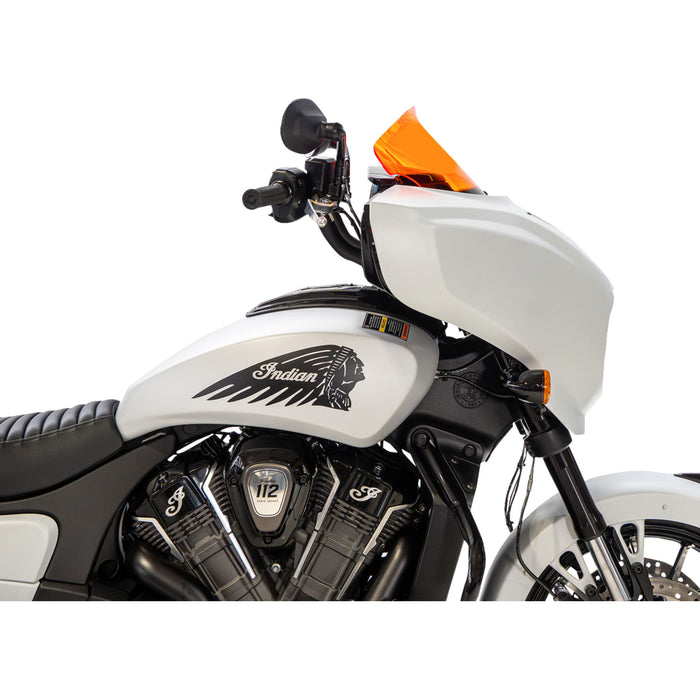 KLOCK WERKS 2312-1519 KWW-04-0652 Kolor Flare® Windshield Windshield - 9" - Orange - Chieftain PowerPlus/Roadmaster PowerPlus