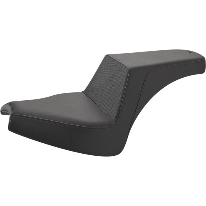 SADDLEMEN 0810-2313 I21-04-174 Gripper Step-Up Seats Step-Up Seat - Gripper - Black - Chief '22
