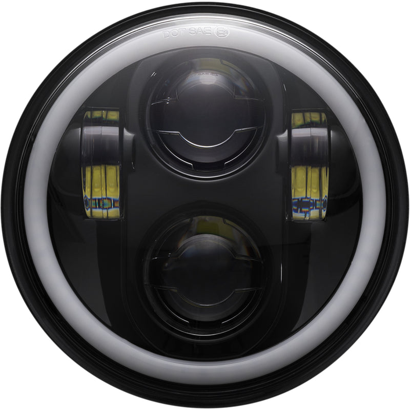 Custom Dynamics Headlamp - CD-575-H-B For Harley 1957-2022