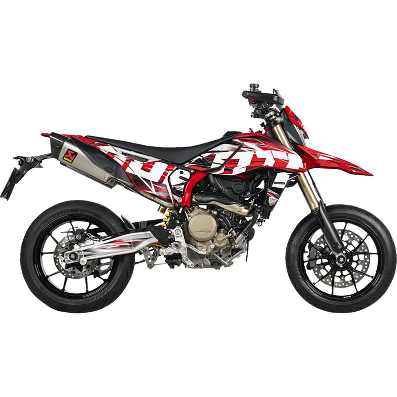 Akrapovic Slip-On Line Muffler - S-D6SO2-HAPLT Ducati Hypermotard 698 Mono 2024-2025
