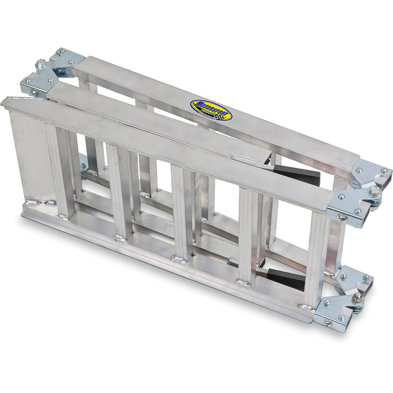 MOTORSPORT PRODUCTS 3910-0092 91-3700 Tri-Fold Ramp aluminum - 6'