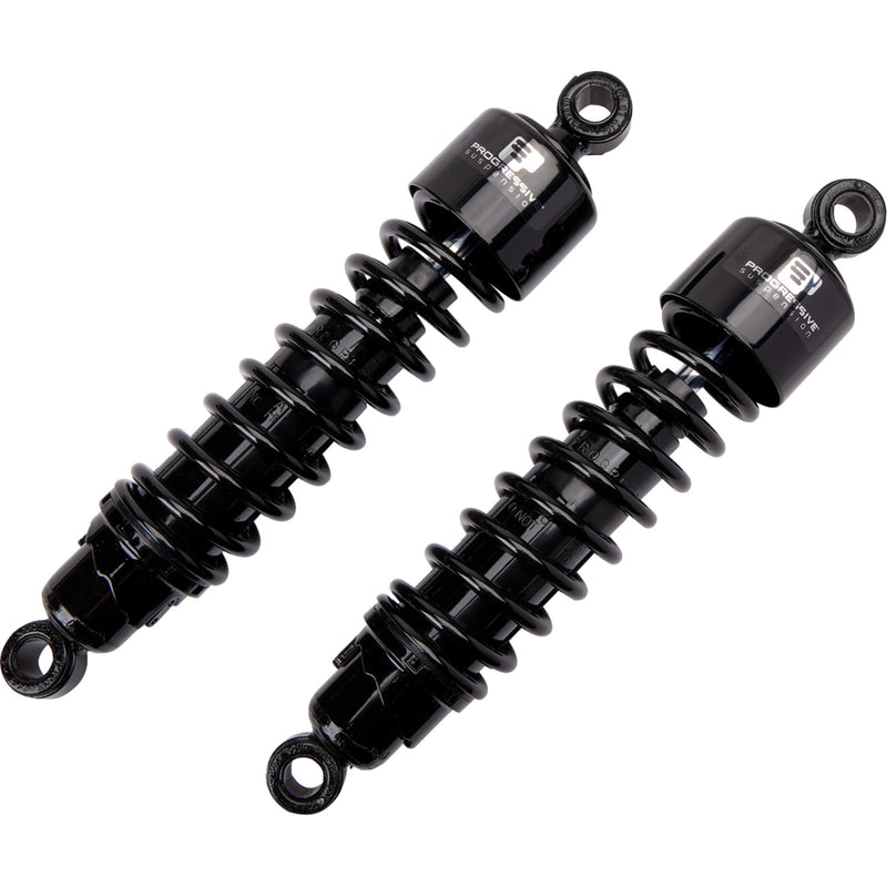 Progressive Suspension 412 Series Without Covers Shock Absorber - 412-4072B For Harley Touring 2006-2026