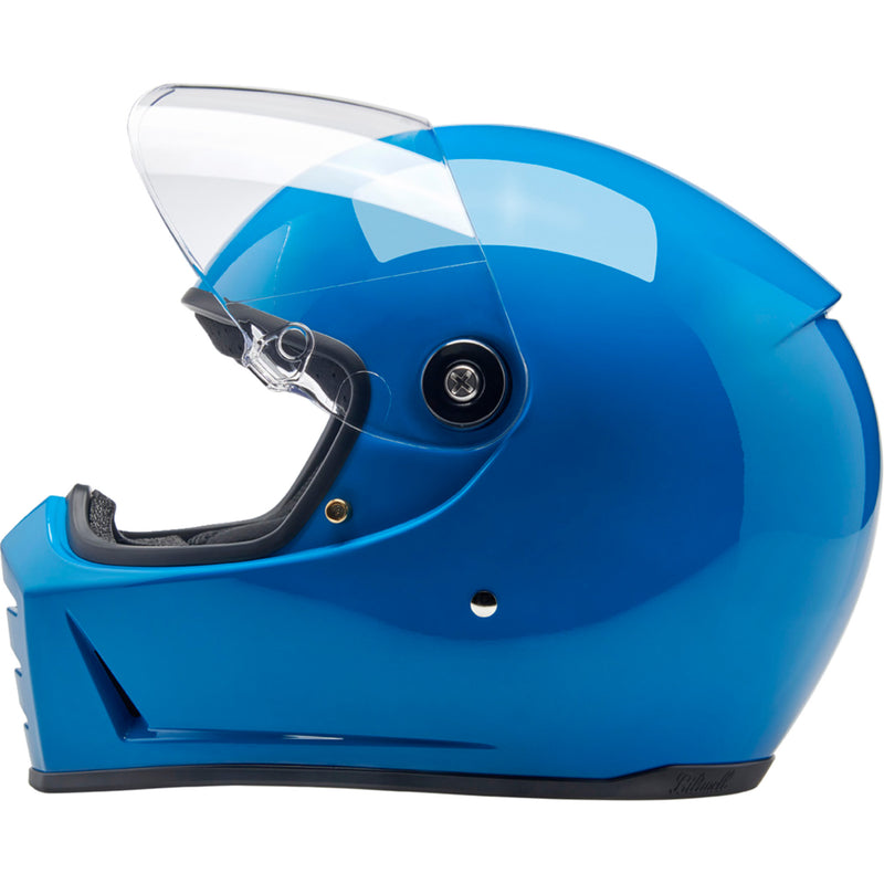 BILTWELL Lane Splitter 22.06 Helmet Gloss - Tahoe Blue