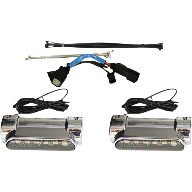 Custom Dynamics Accessory Light - CD-CB-AW-SS6-C For Harley Touring 2010-2013