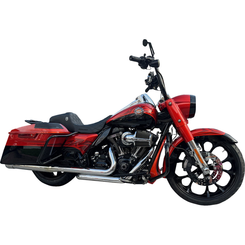 Coastal Moto Largo 3D Wheel - 3D-LGO185SB-ABST For Harley Touring 2009-2026