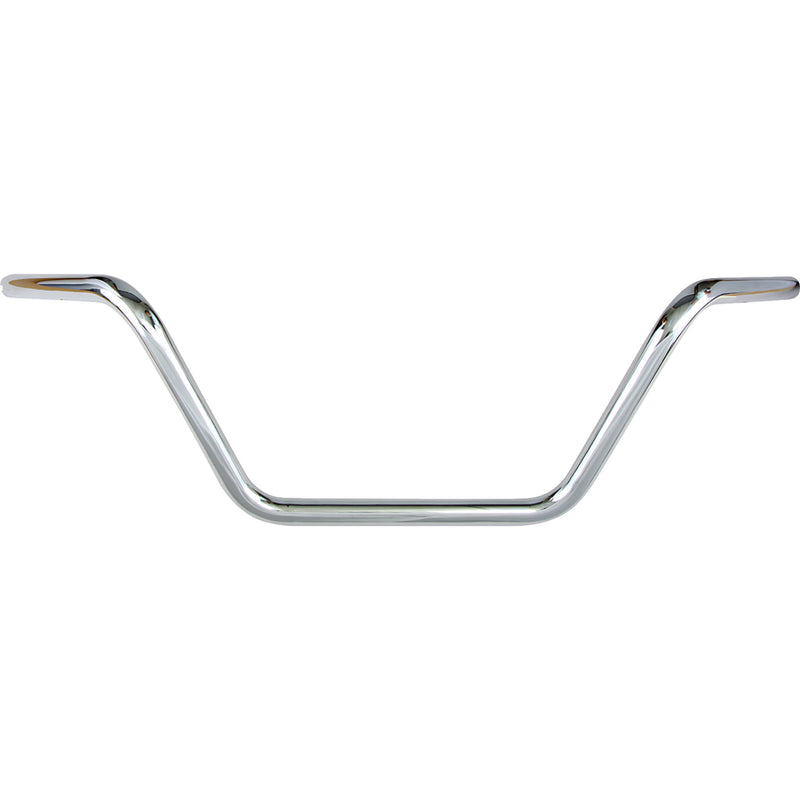 DRAG SPECIALTIES 0601-4182 1" Handlebar — Mid/Buckhorn 1" Handlebar - Buckhorn Mid - TBW - Chrome