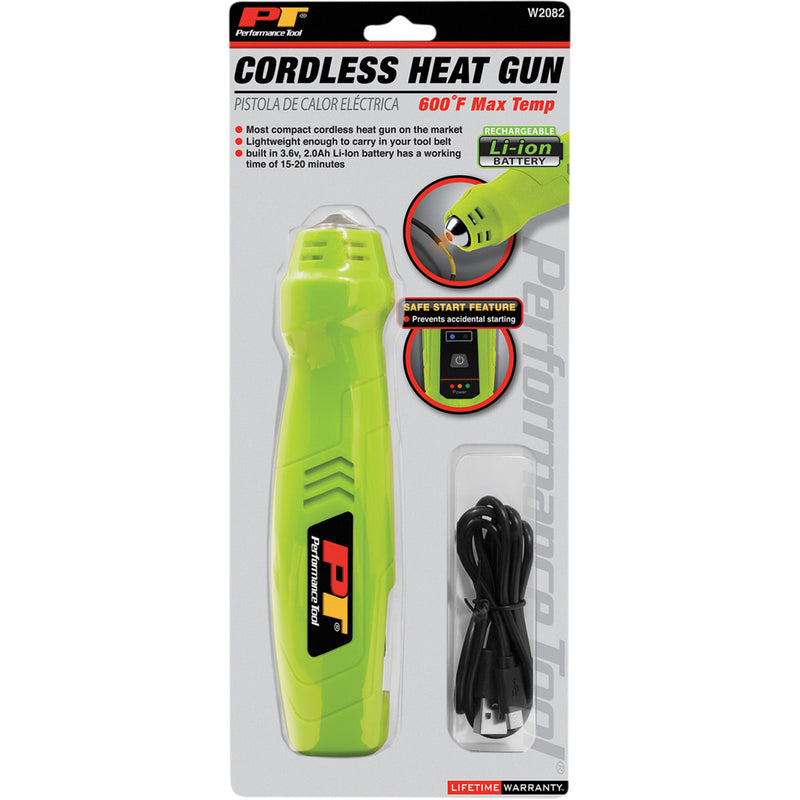 PERFORMANCE TOOL 3850-0523 W2082 Li-Ion Cordless Heat Gun Heat Gun - Cordless - Li-Ion