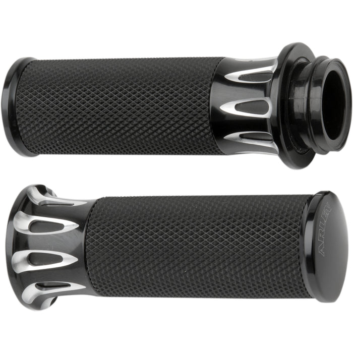 ARLEN NESS 0630-1036 07-319 Fusion Deep Cut Grips - TBW - Black