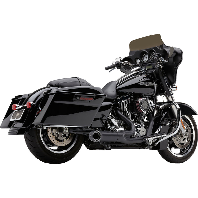 Cobra Turn Out 2-Into-1 Exhaust System - 6270B-1 For Harley Touring 2009-2016