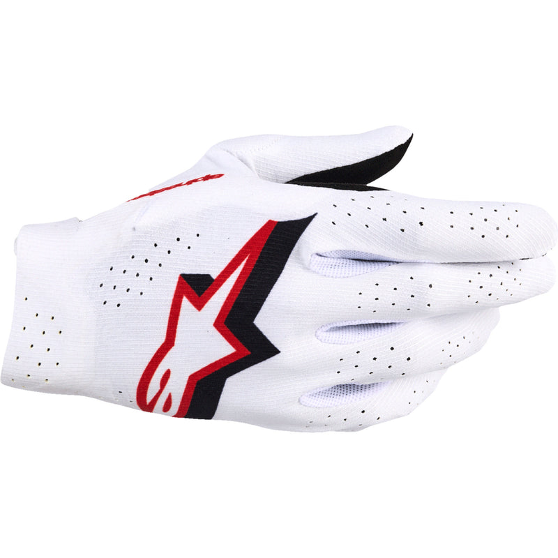 ALPINESTARS Supertech MX Gloves White/Black/Fire - Red