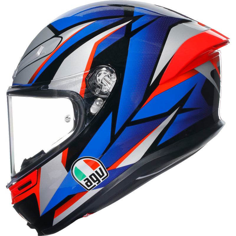 AGV 0101-15627 2118395002015S K6 S Slashcut Helmet K6 S Helmet - Slashcut - Black/Blue/Red - Small