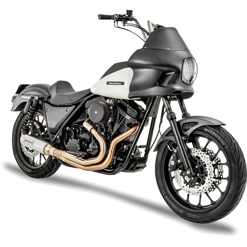 Bassani Xhaust Super Bike 2-Into-1 Exhaust System - 1FXR3SS For Harley 1987-1994