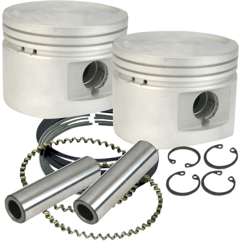 S&S Cycle Piston Kit - 920-0027 For Harley Motorcycles 1984-1999