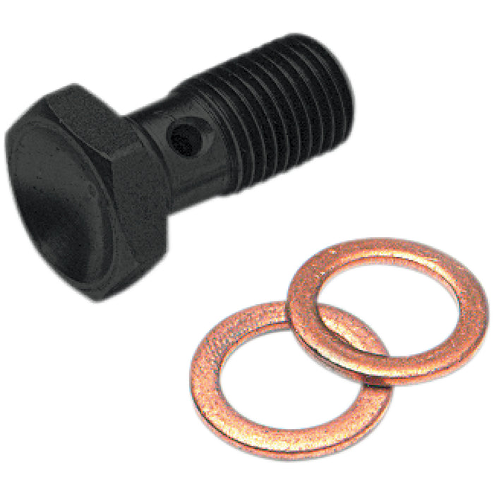 GOODRIDGE 775-03BK P775-03BK Banjo Bolt 600 Series Banjo Bolt - 3/8-24 - Single - Black
