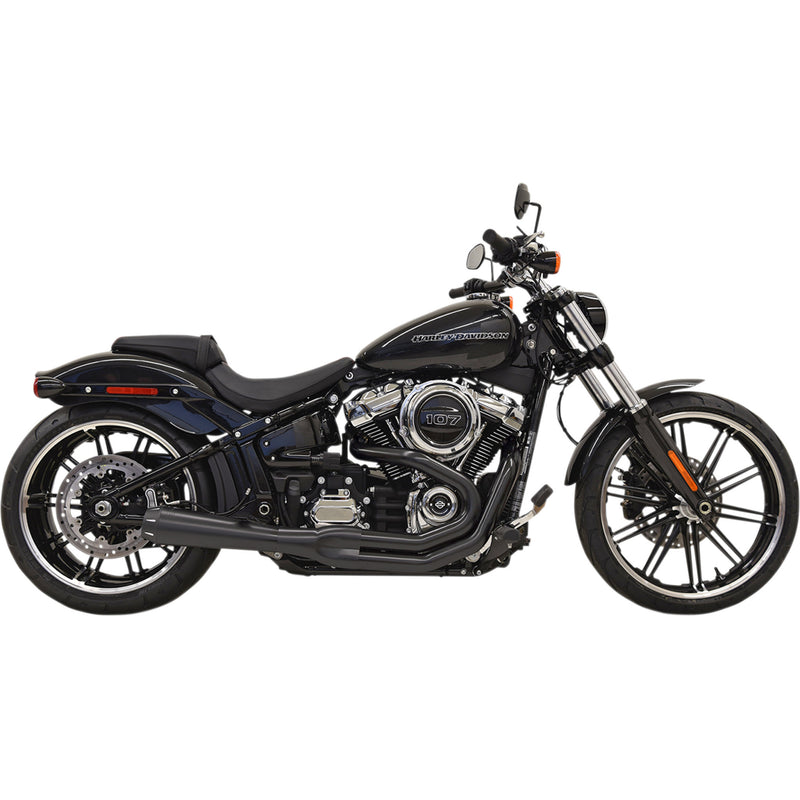 Bassani Xhaust Road Rage 2-Into-1 Exhaust System - 1S62RB For Harley Softail 2018-2020