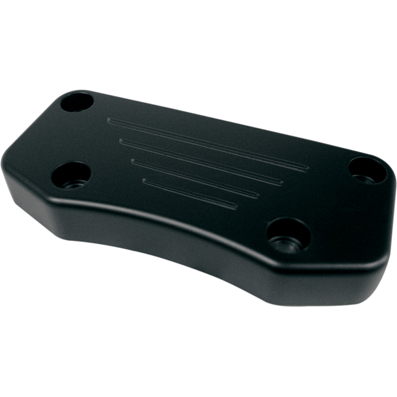 WILD 1 0603-0291 WO506B Billet Aluminum Top Handlebar Clamp Handlebar Clamp - Ball-Milled - Black