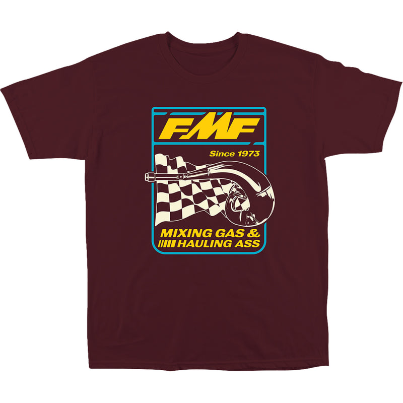 FMF 3030-24028 SU24118901MRNLG Metalworks T-Shirt maroon - large