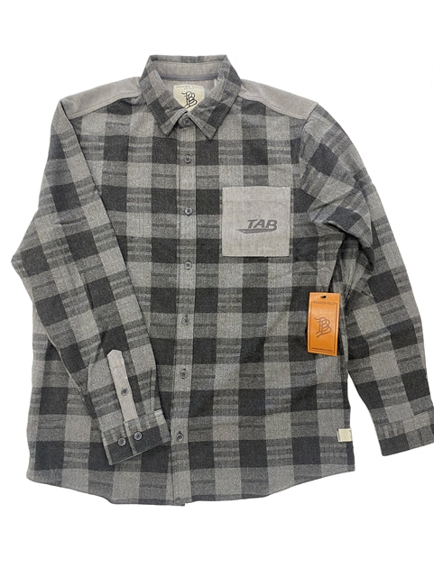 Tab Performance Flannel by Branded Bills - Large FLANNEL-LONGSLEEVE-SHIRT-L