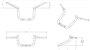 Tab Performance Indian Folsom Prison Series Handlebars Black Black, Plus 4 - FOLSOM-BARS-INDIAN-BLACK-PLUS-4 For Indian 2018-2024