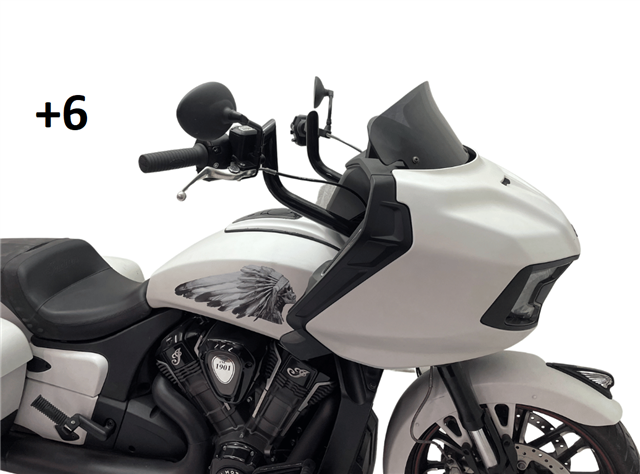 Tab Performance Indian Folsom Prison Series Handlebars Black Black, Plus 4 - FOLSOM-BARS-INDIAN-BLACK-PLUS-4 For Indian 2018-2024