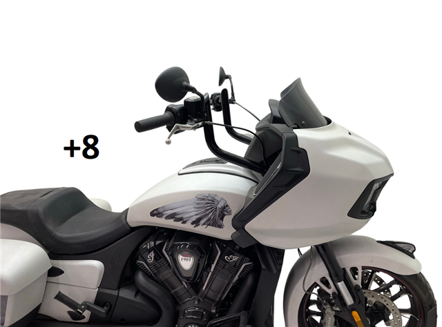 Tab Performance Indian Folsom Prison Series Handlebars Black Black, Plus 6 - FOLSOM-BARS-INDIAN-BLACK-PLUS-6 For Indian 2018-2024