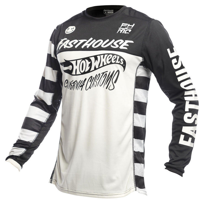 Fasthouse Grindhouse HOT Wheels Jersey 3502-3909-07 2771-1011 - Black/white - XL