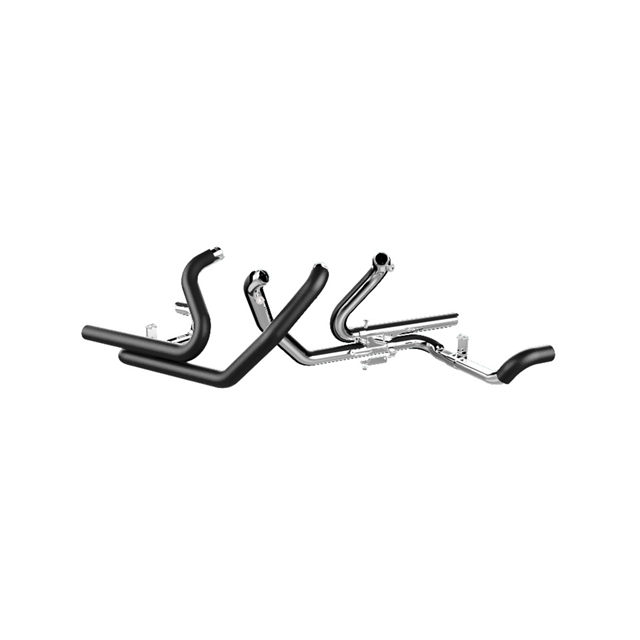 Tab Performance 2-Into-2 Touring Exhaust Headers Chrome - 123-1200 For Harley Touring 2009-2016