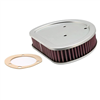 Tab Performance 4.5" B.A.M. Stick Slip-On Mufflers | Black - Chrome Straight Tips, Zombie Baffles 121-2296-C2-Z