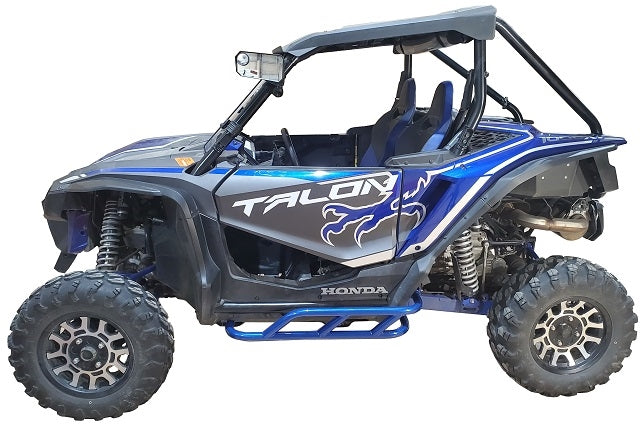 Tab Performance Honda Talon Rock Sliders Velocity Blue, 2 Seater - HONDA-TALON-ROCK-SLIDER-VELOCITY-BLUE-2-SEATER Honda Talon 2019-2025