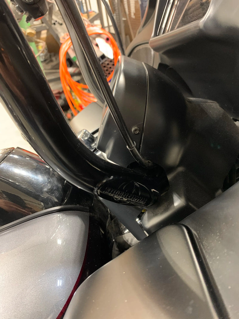VILLAIN Road Glide Handle Bars Black & Chrome