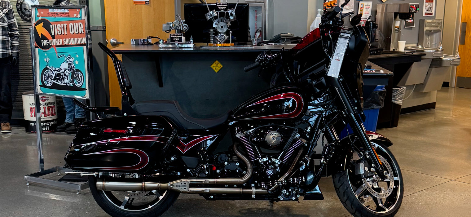 Siouxicide Chopper Harley M8 Touring Performance Stainless 2-1 Exhaust Pipe
