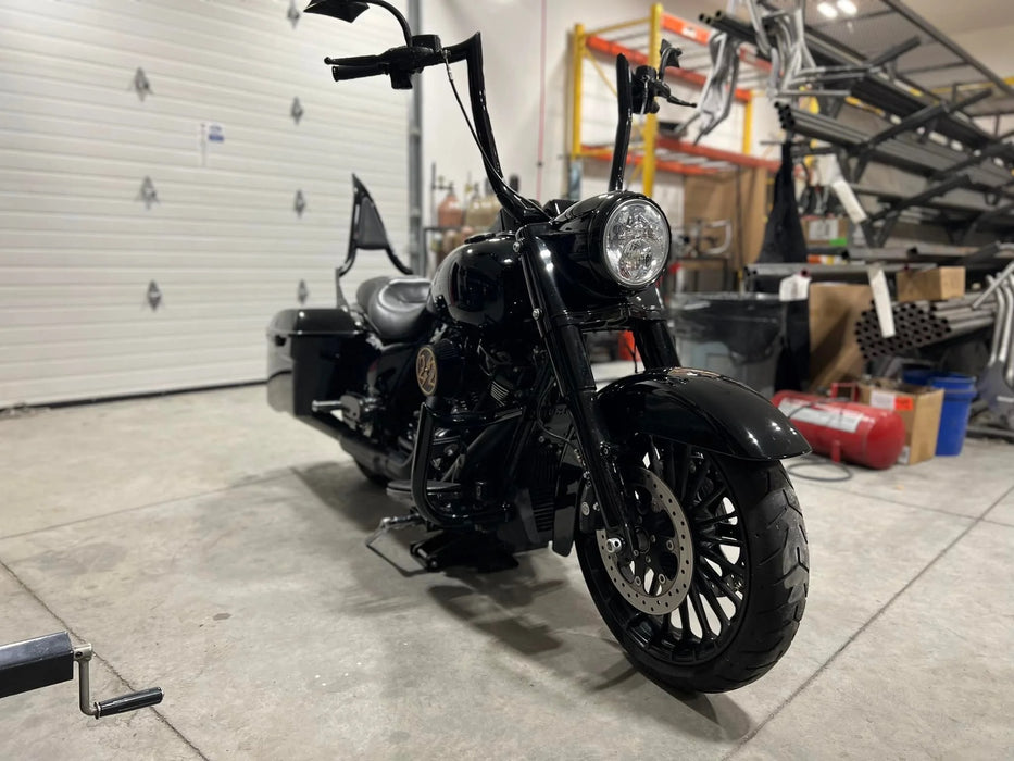 VILLAIN Road King Handle Bars Black & Chrome