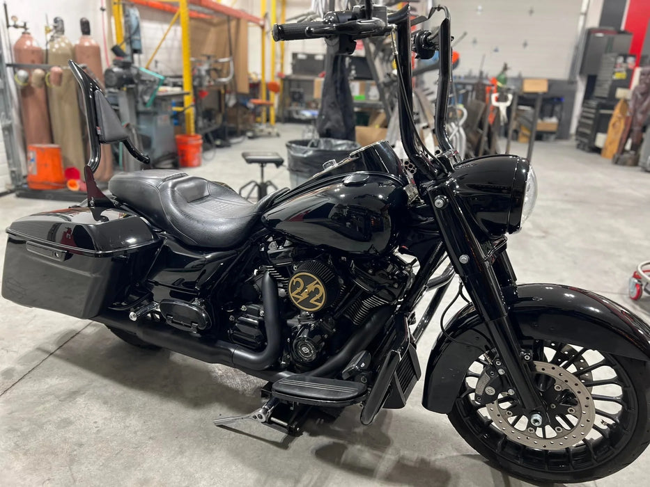 VILLAIN Road King Handle Bars Black & Chrome