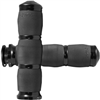 Tab Performance Folsom Prison Reduced Reach Handlebars | Indian - Black, Plus 4 FOLSOM-REDUCED-BARS-INDIAN-BLACK-PLUS-4