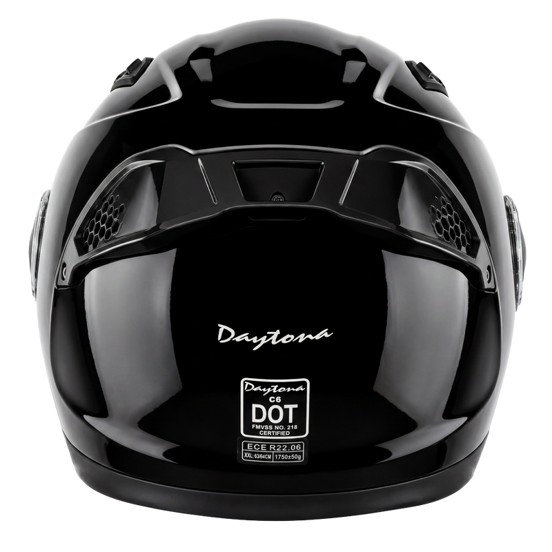 D.O.T. & ECE Daytona C6- Hi-Gloss Black