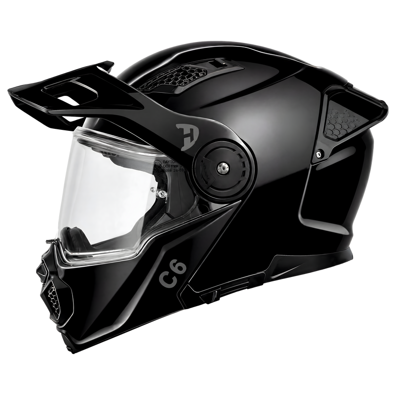 D.O.T. & ECE Daytona C6- Hi-Gloss Black