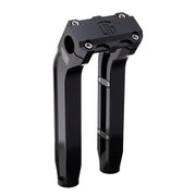 OG Black 10.5 inch Pull Back Risers with Black Standard Top Clamp